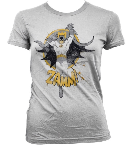 Batman Zamm! Girly T-Shirt Damen White