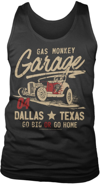 Gas Monkey Garage Tank Top GmgGo Big Or Go Home Tank Top GMG-7-GMG003-H95-10