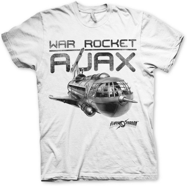 Flash Gordon War Rocket Ajax T-Shirt KF-1-FG003-H64-16