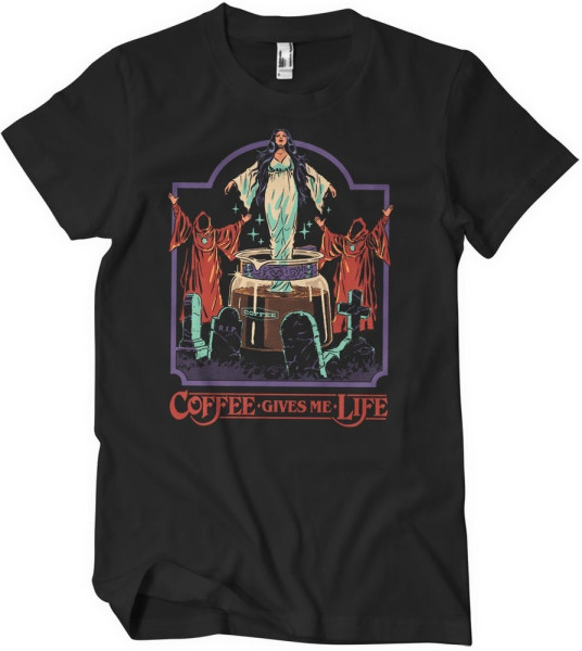 Steven Rhodes Coffee Gives Me Life T-Shirt