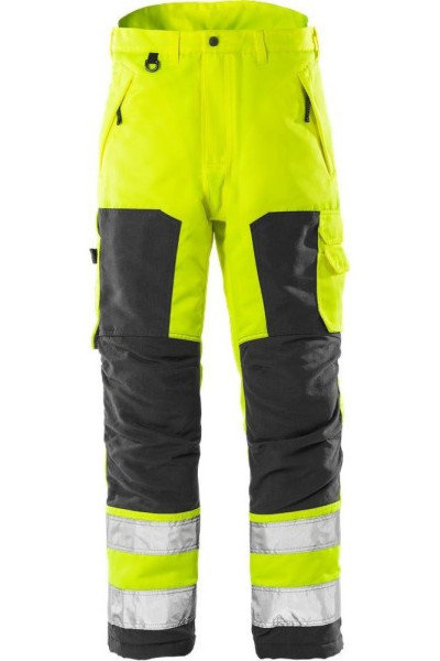 Fristads Warnschutz-Hose High Vis Winterhose Kl. 2 2034 PP Warnschutz-Gelb/Schwarz