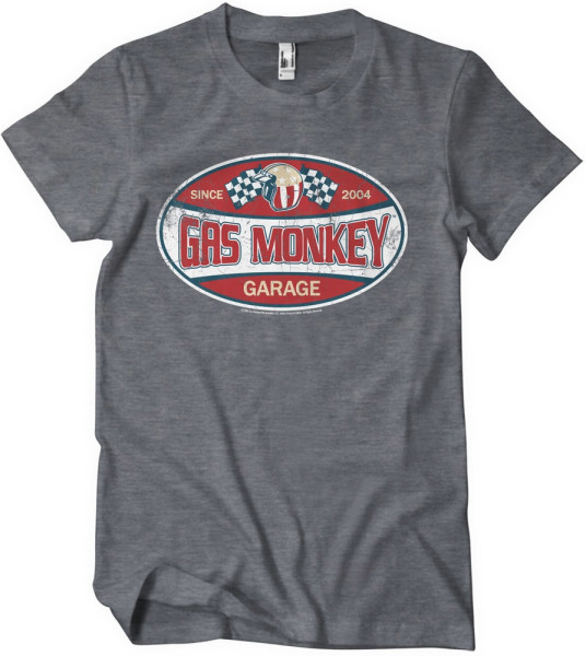 Gas Monkey Garage T-Shirt Since 2004 Label T-Shirt GMG-1-GMG019-H92-12