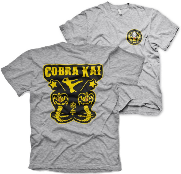 Cobra Kai Kickback T-Shirt Heather-Grey