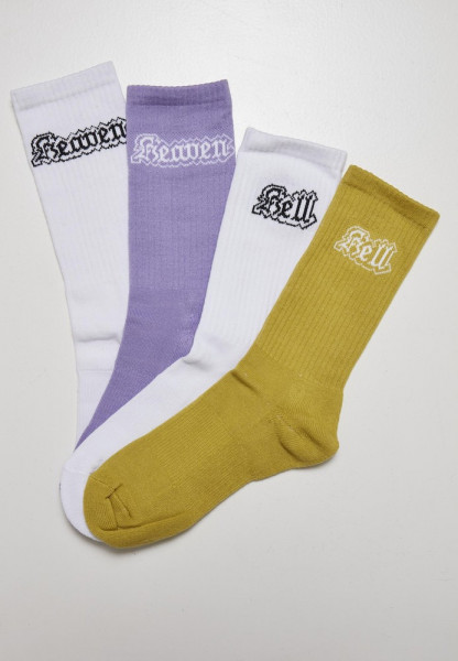 Mister Tee Hell Heaven Socks 4-Pack Multicolor