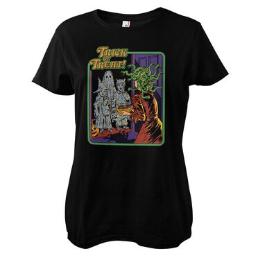 Steven Rhodes Damen T-Shirt Trick Or Treat Girly Tee DTR-5-SR302-DTF865