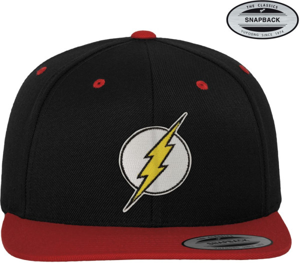 The Flash Premium Snapback Cap Black-Red