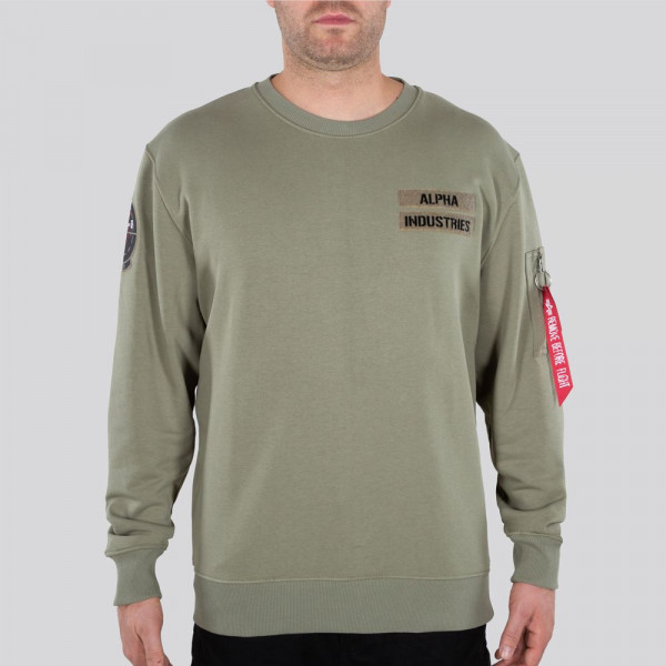 Alpha Industries Hoodie Dust Devil Sweater Olive