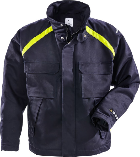 Fristads Flammschutz-Jacke Flame Schweißer-Winterjacke 4032 FLI Marineblau