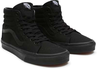 Black vans canvas shoes deals