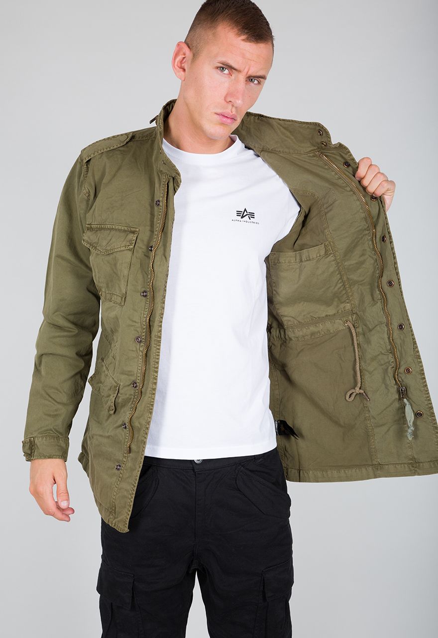 Alpha Industries Huntington Jacke Olive Jackets Men Lifestyle kustom kult