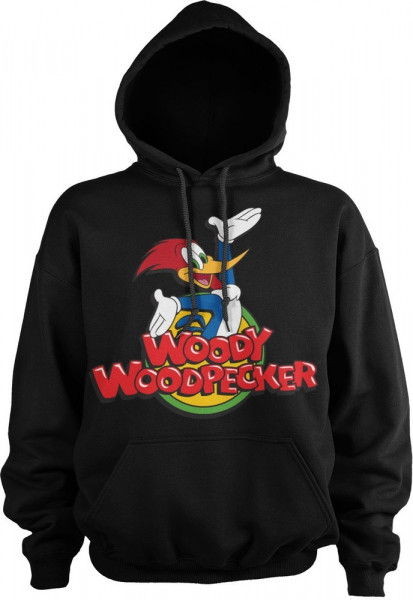 Woody Woodpecker Classic Logo Hoodie Black