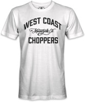 West Coast Choppers - TRIKO S KR. RUKÁVEM WCC IRON/ORIGINAL CROSS - BLACK